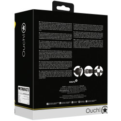 Ouch! Xtreme Bâillon Muselière avec Boule et Masque Gag Xtreme Noir